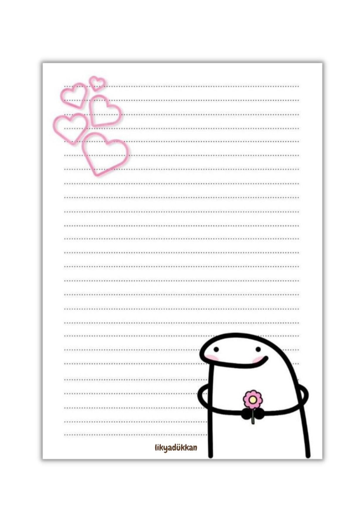 LikyaDükkan Bloc De Note Memopad Pull Tear Dimensiune A5 50 De Coli - One Size