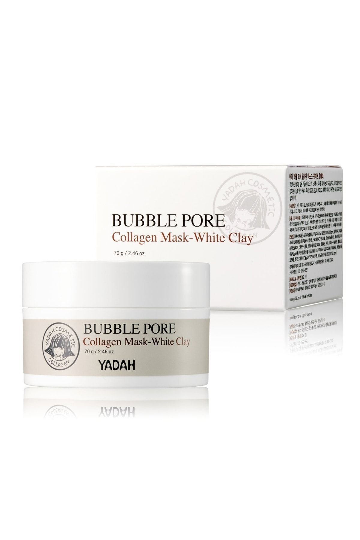 YADAH-Bubble Pore - Pore Mask with White Clay and Collagen 5