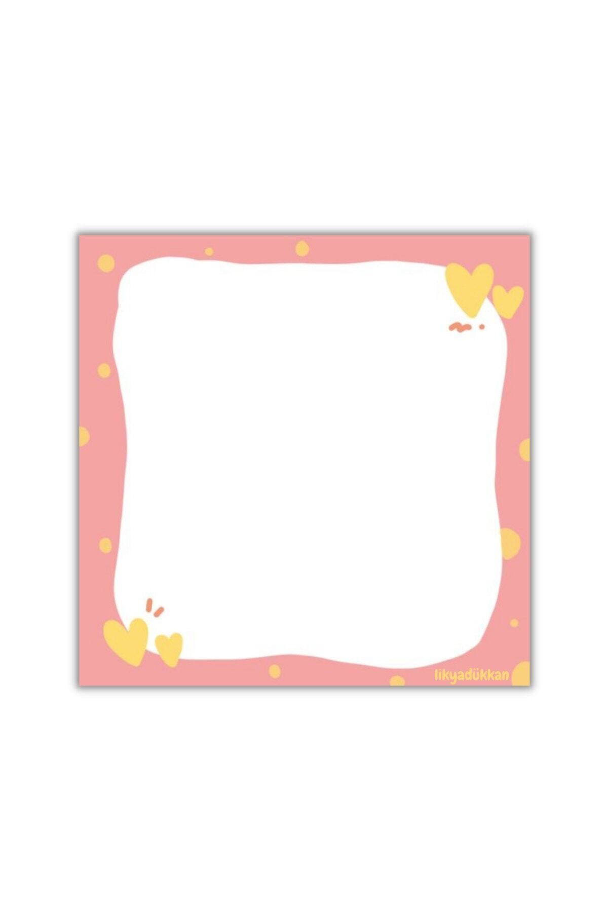 LikyaDükkan-Memopad Pull-Out 9x9 Size 50 Sheets Notepad 1