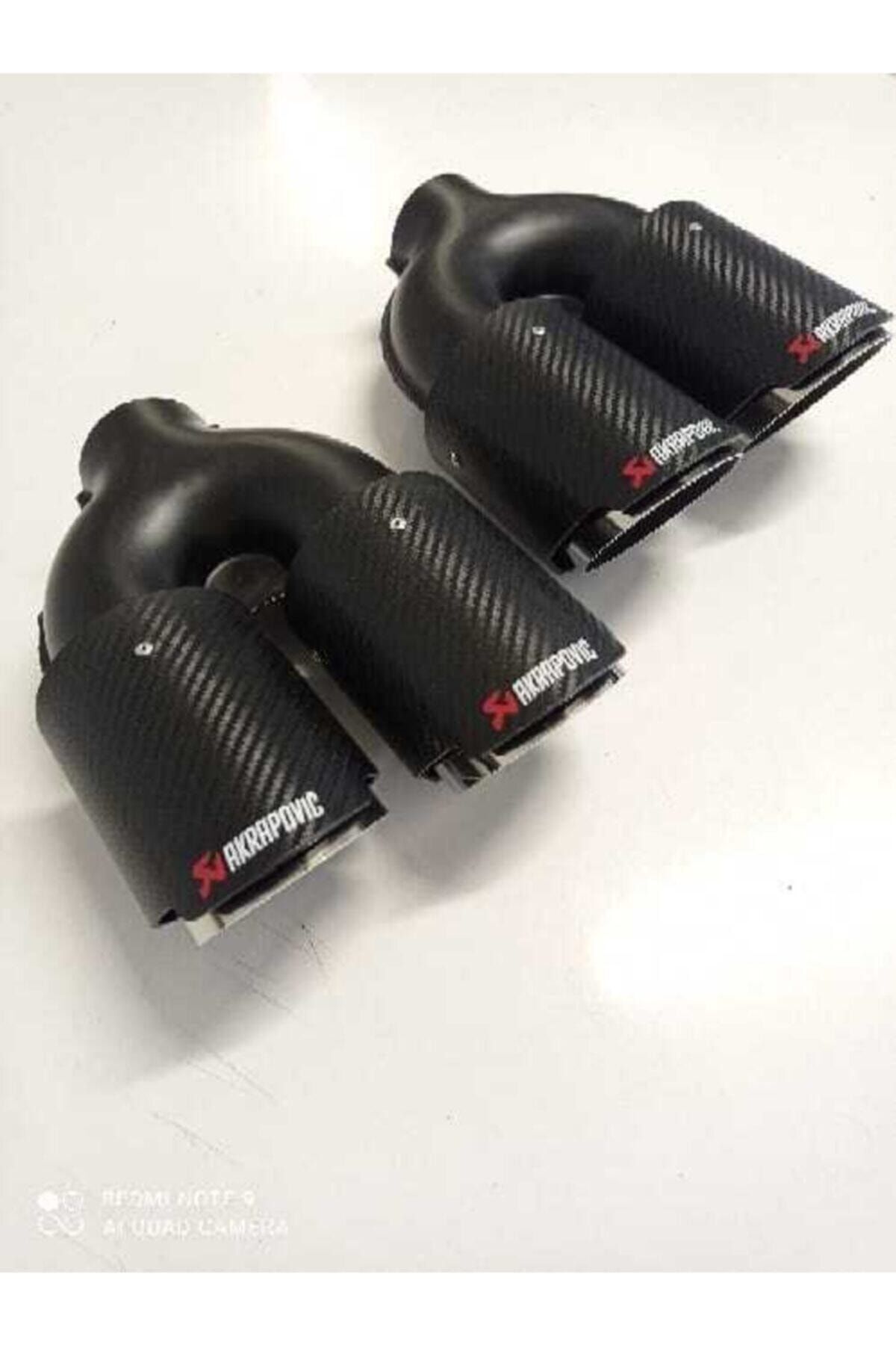 Genel Markalar Akrapoviç Egzoz Ucu 90mm Çiftli Sağ-sol (1 SET) -- Mayuk Dizayn --