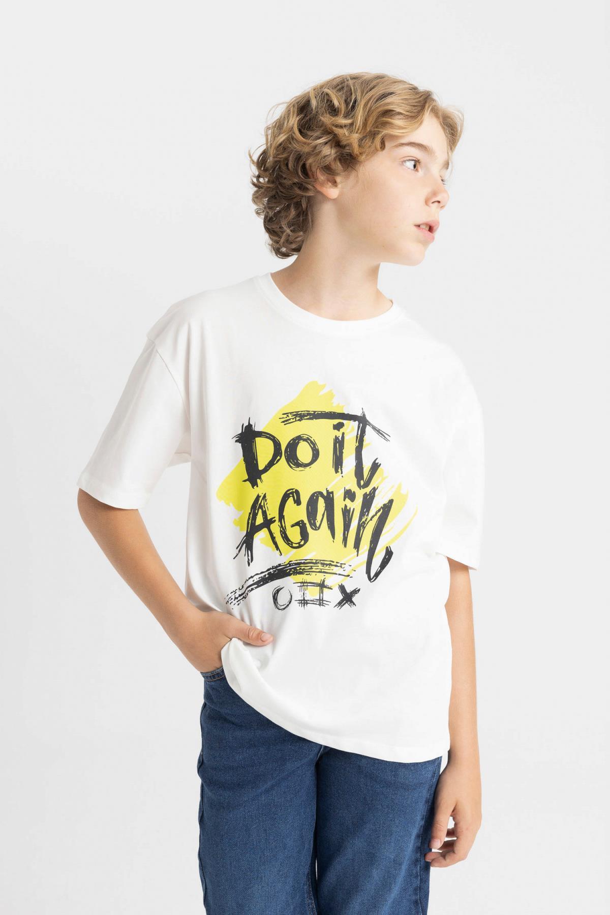 تی شرت پسرانه دفاکتو | C6280A824HS Defacto - Image 3