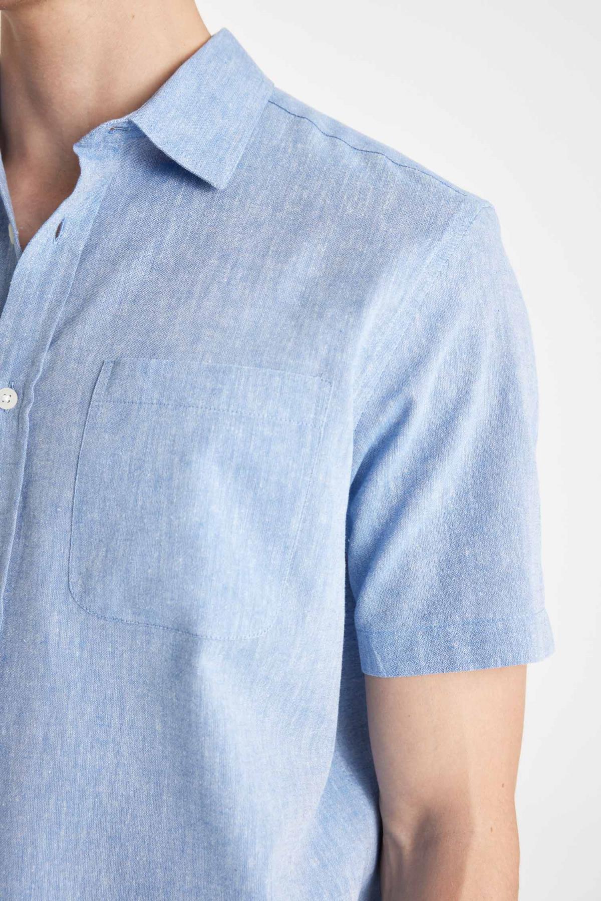 پیراهن مردانه دفاکتو | D4498AX24SM Defacto - Image 5