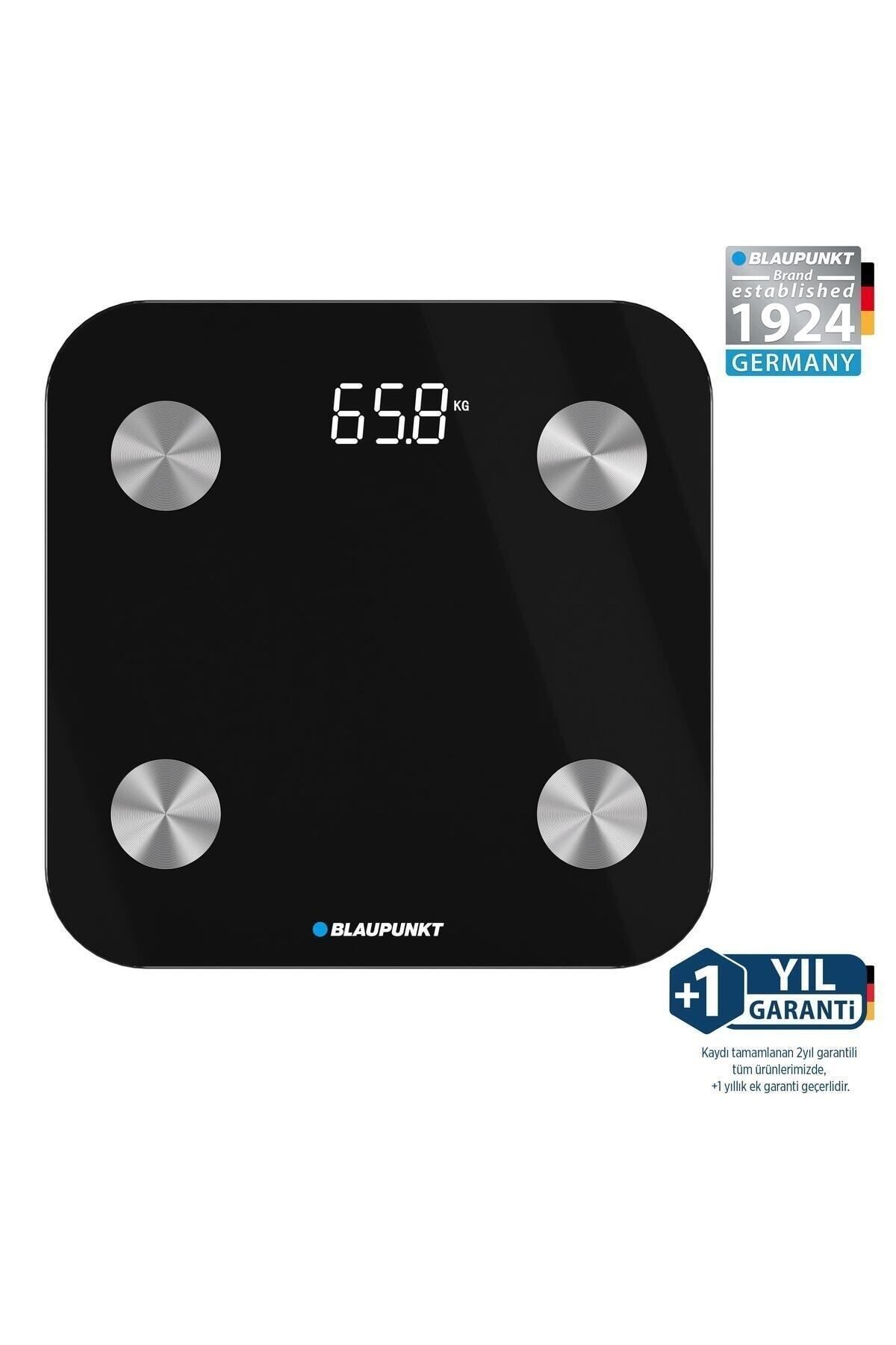 Blaupunkt SW500 Body Master Smart Bluetooth Tartı Baskül Siyah