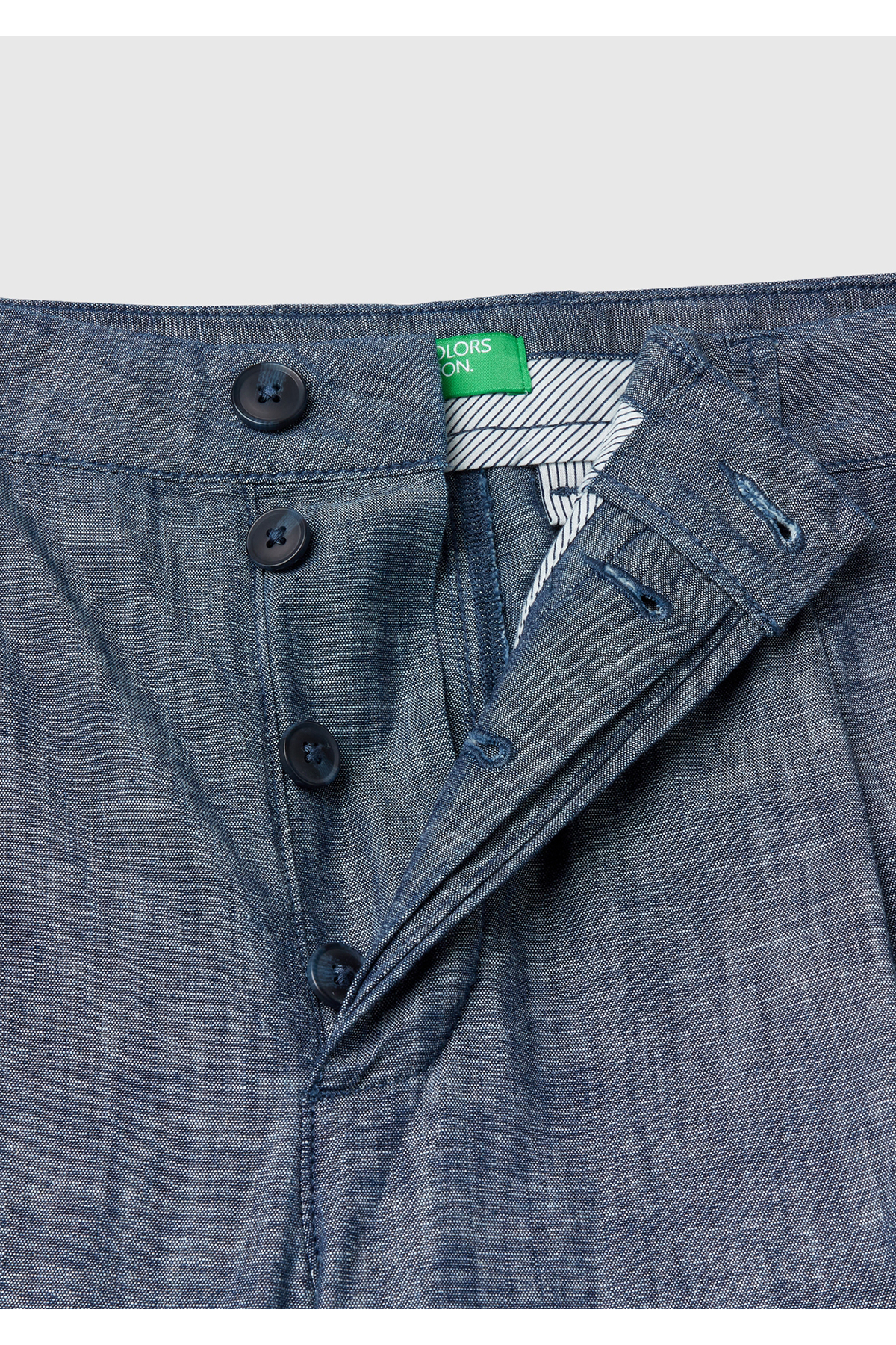 شلوار مردانه آبی سرمه ای United Colors of Benetton | 124P4WV1UE02F اورجینال - تصویر 6