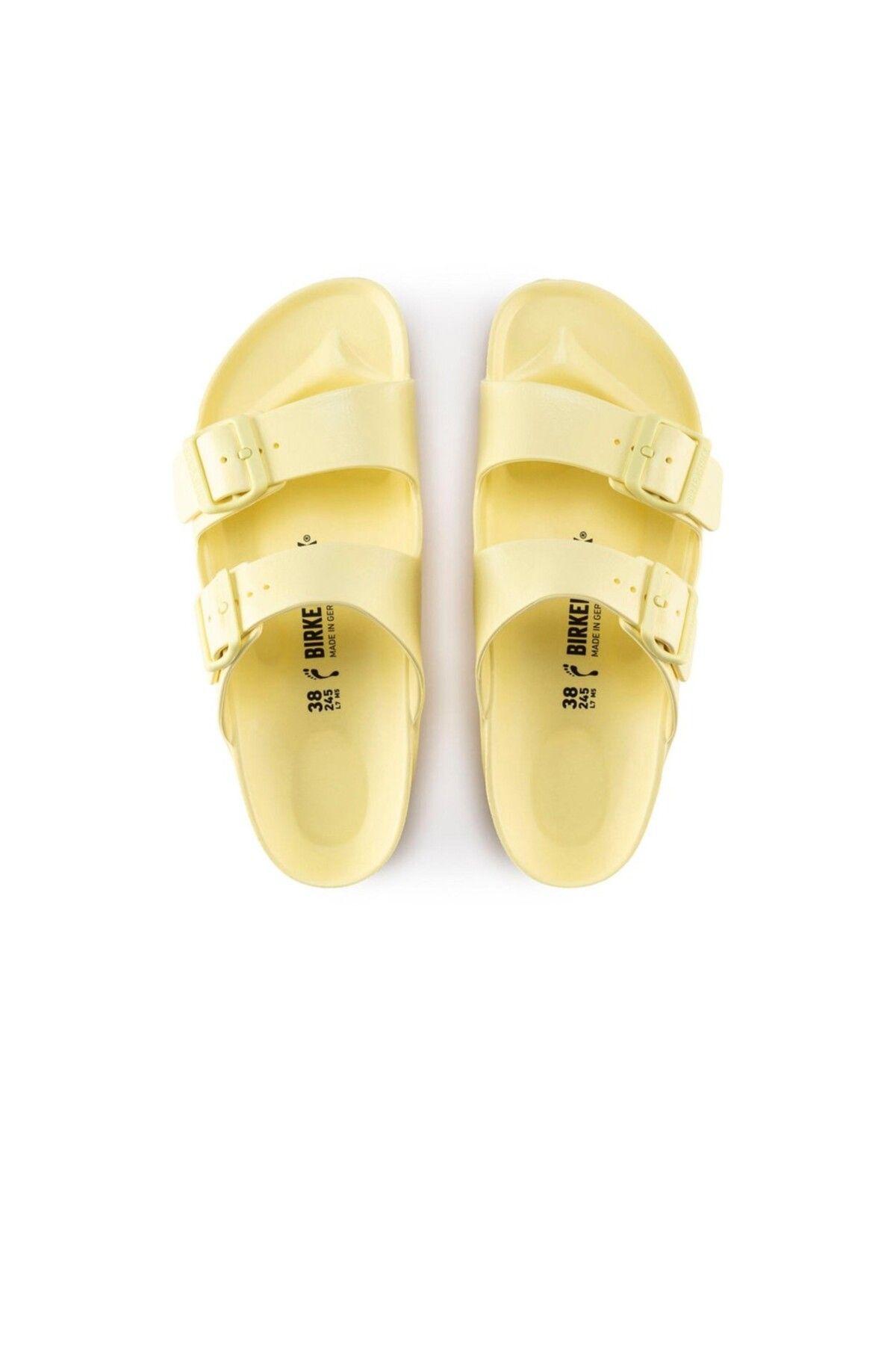 دمپایی زنانه دانشکده EVA پاپ کورن 1022466 قالب باریک Birkenstock