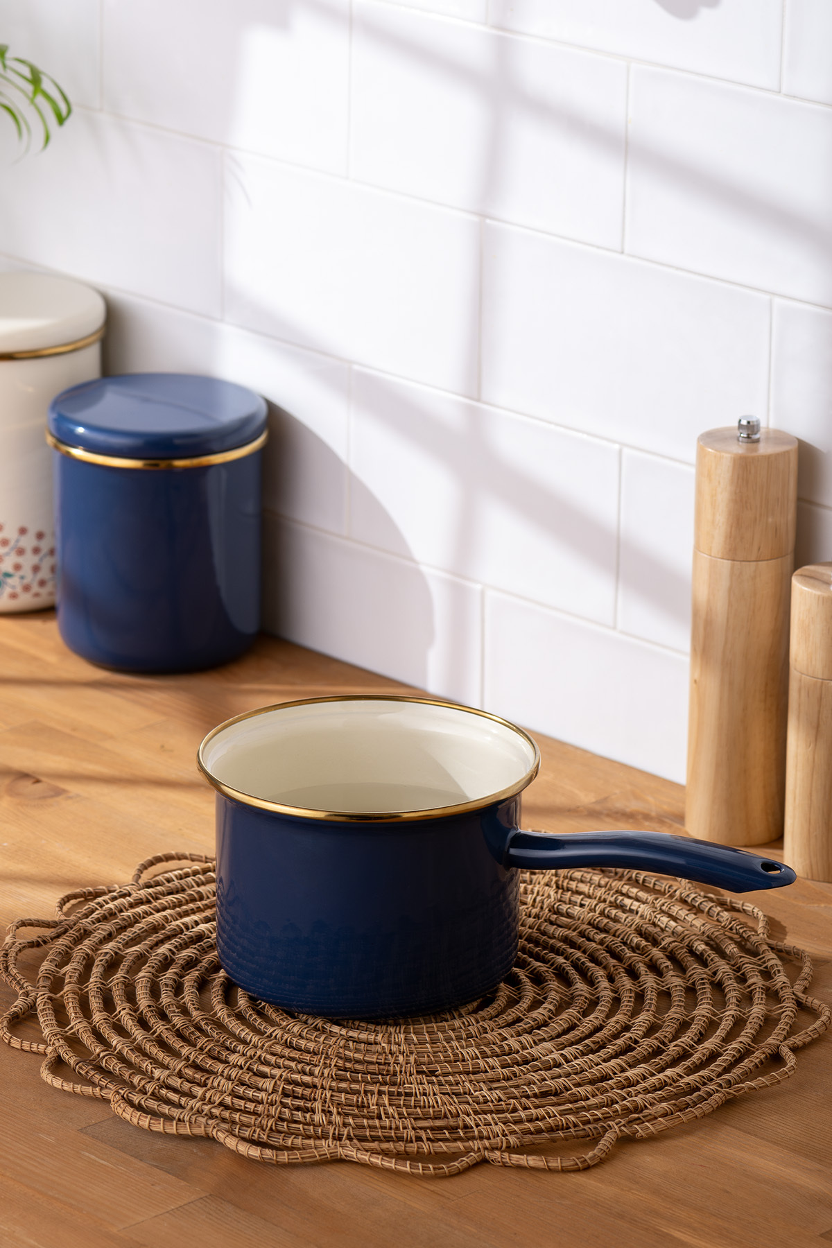 Emsan Tosca 14 Cm 3'lü Midi Set Indigo