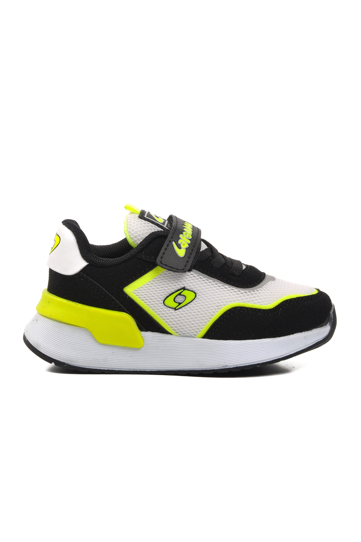 AYAKMOD 730-p Pantofi Sport Pentru Copii Negru-alb-galben Fosfor Unisex - 28
