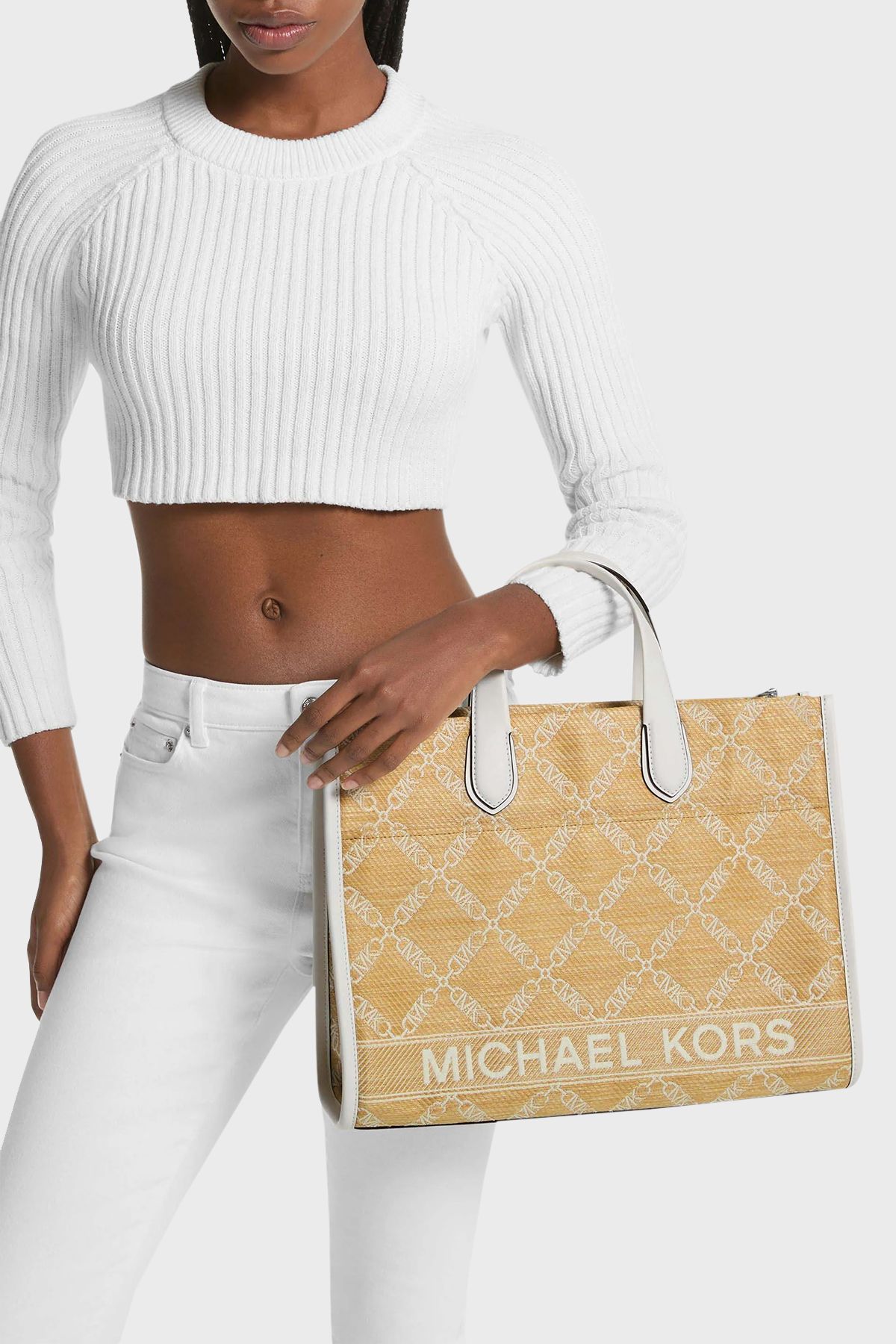 Michael Kors Logolu C kar labilir Uzatma Ask l Tote Canta 30S4S3GT3O884 CANTA 30S4S3GT3O 884 Kad n Aksesuar