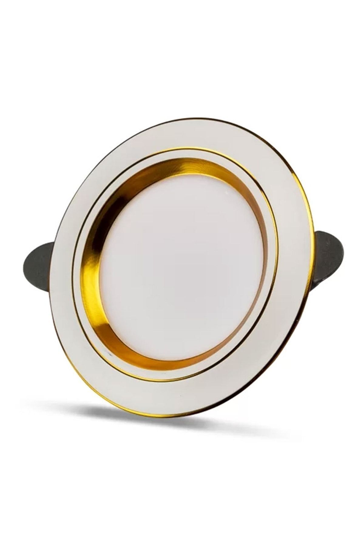 2 Adet 5w 3200k Beyaz Işık Sıva Altı Beyaz Gold Kasa Led Spot