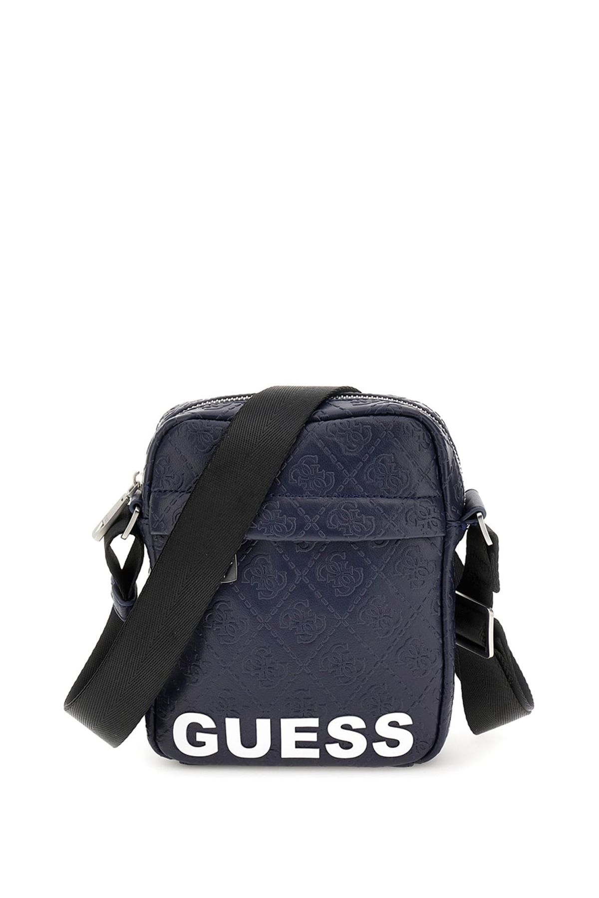 کیف پیام رسان آبی مردانه نر دریایی 5x18x14 سانتی متر پستچی ونزیا کراس اوور با پرش جلو Guess