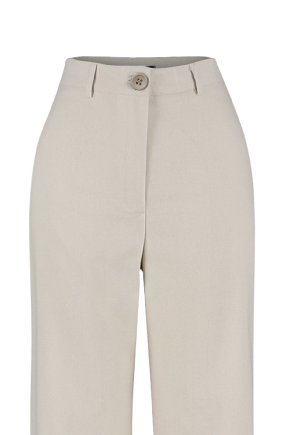 Trendyol Collection-Beigefarbene gewebte Hose mit hoher Taille und weitem Bein – TWOSS23PL00314 13