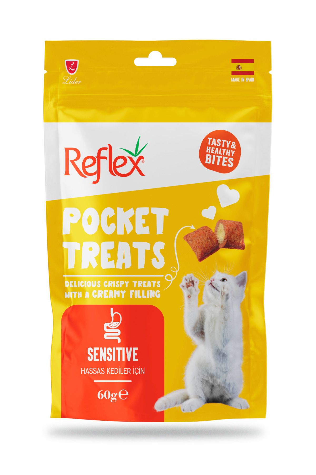 Reflex Pocket Treats Sensitive Kedi Ödül Maması 60gr 8698995031707