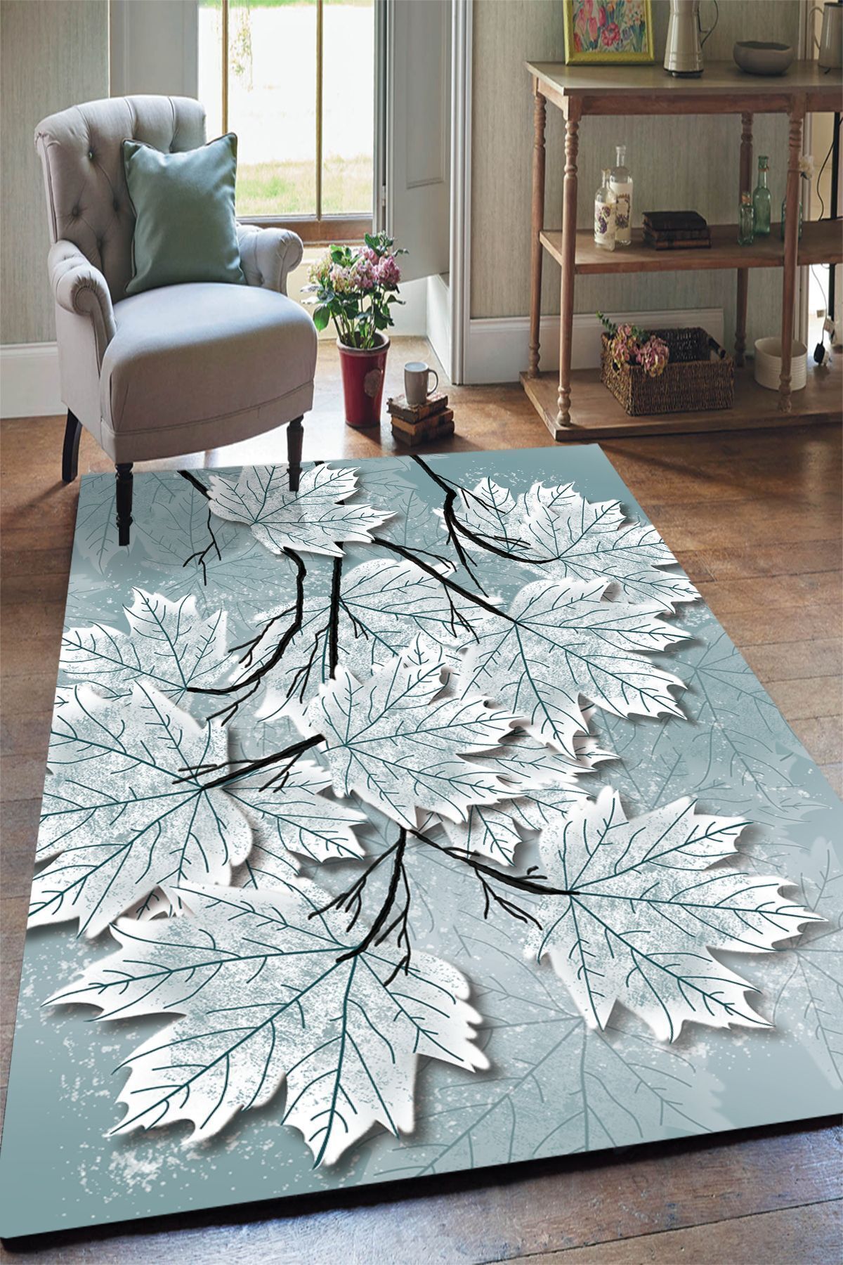 Yürük Home-Welsoft Fabric YRK154 Model Elastic Carpet Cover 1
