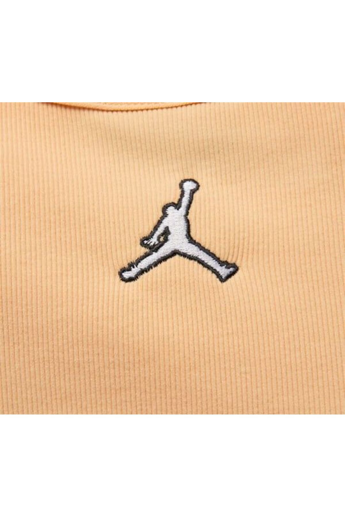 Nike-Jordan Tank Core - Yellow Crop Women's Tank Top 5