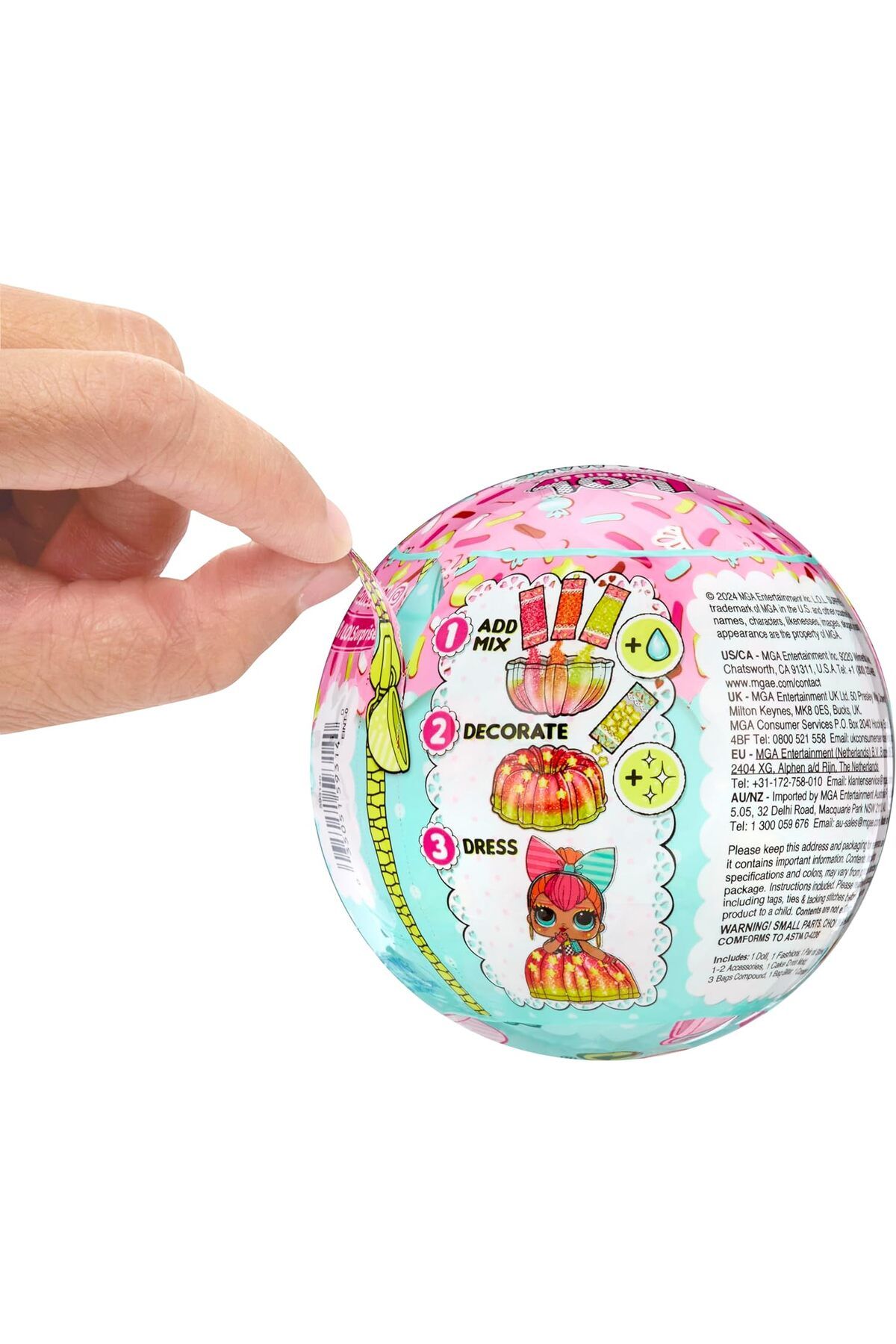 LOL-LoL Baby - Tots Birthday Cake, Licensed 4
