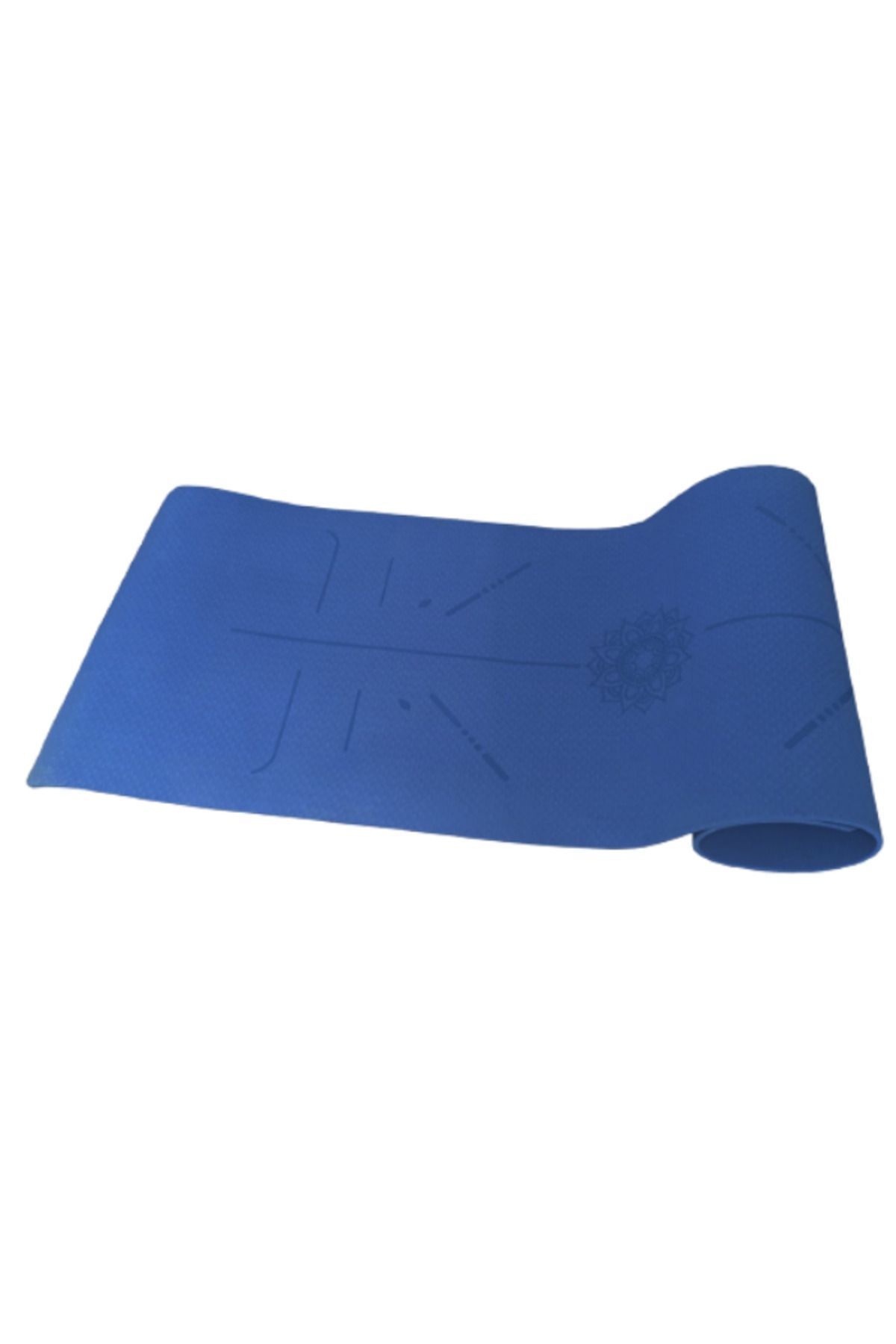 زیرانداز پیلاتس MAT YOGA راحت فوق العاده 8 میلی متر اکولوژیکی TPE PILATES ورزش کوسن دریایی آبی XTR Fitness