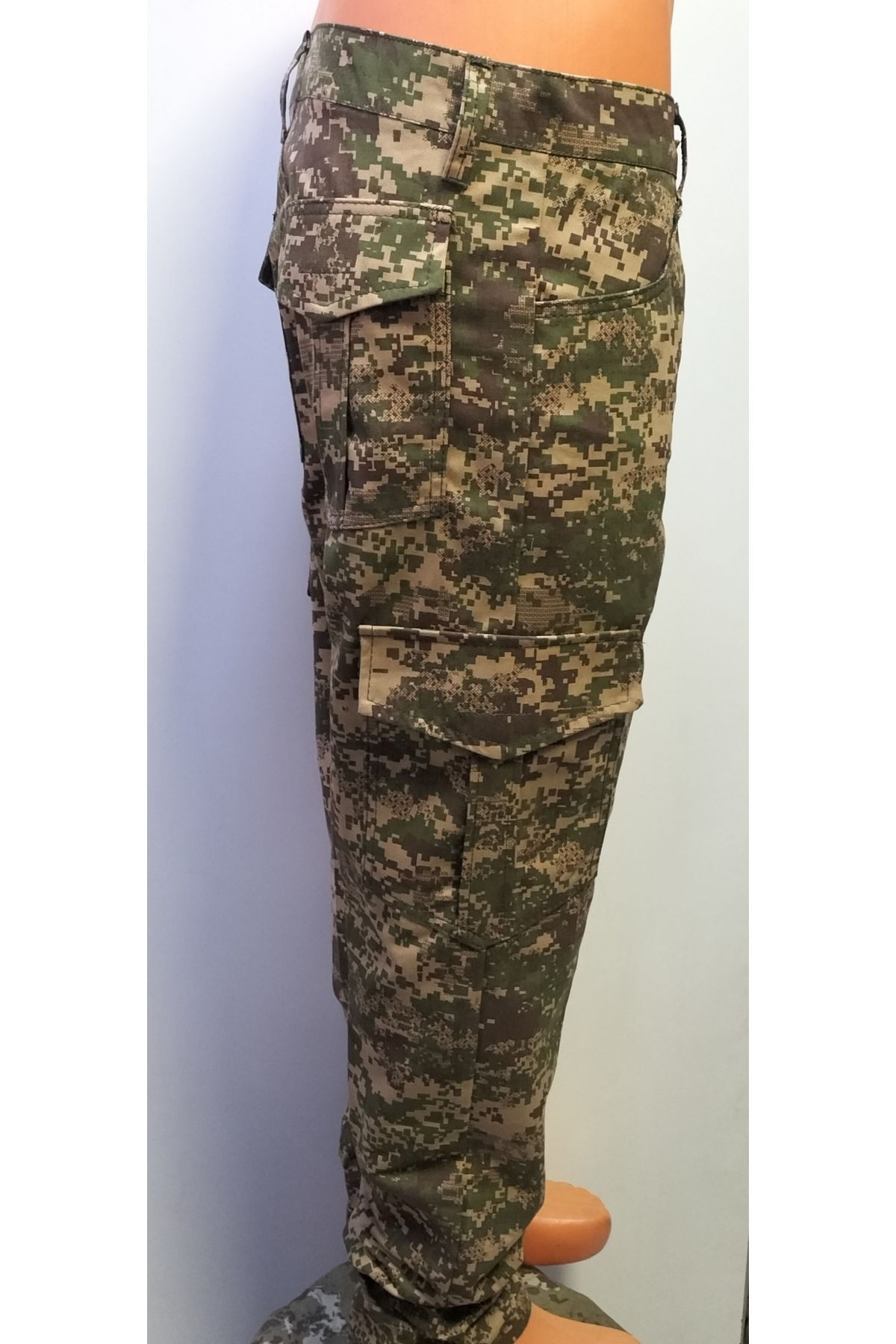 BeyzDenim-Pantaloni de vânătoare și drumeții, cu bord de camuflaj, hidrofugă 2