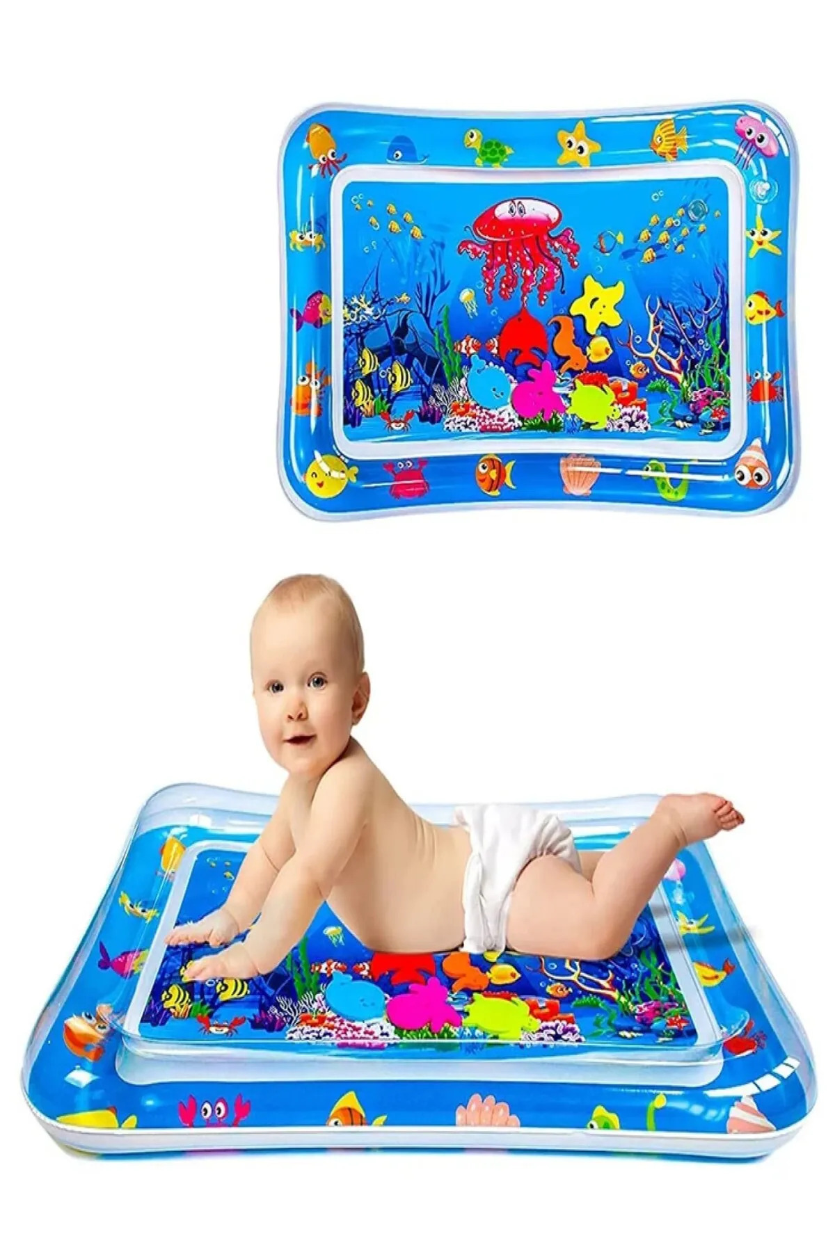 Yellowtech Babyslapped Pad,Bebek Su Oyun Matı Duyusal Ped (Ahtapot Görseli) fotoğrafı 6 (önizleme)