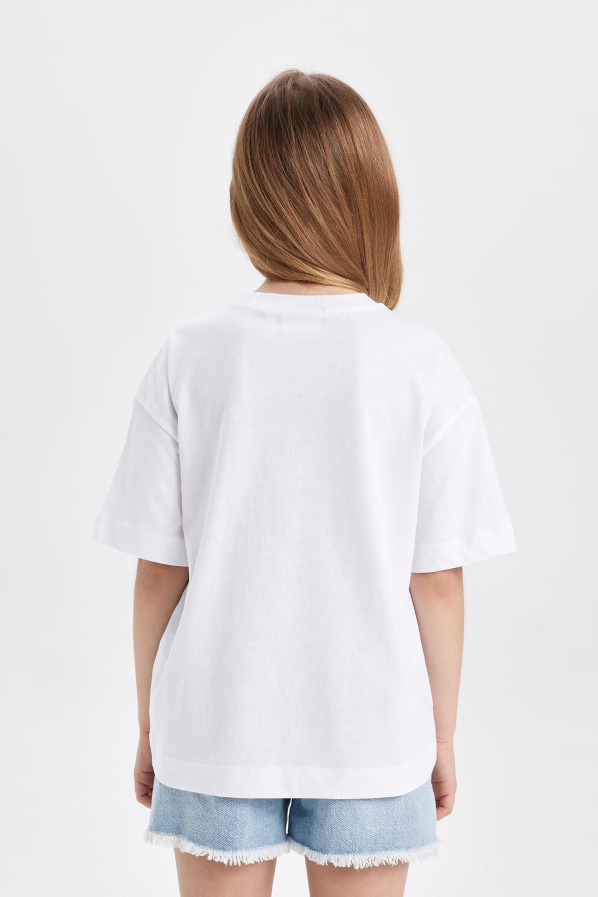 تی شرت دخترانه دفاکتو | C5948A824HS Defacto - Image 6