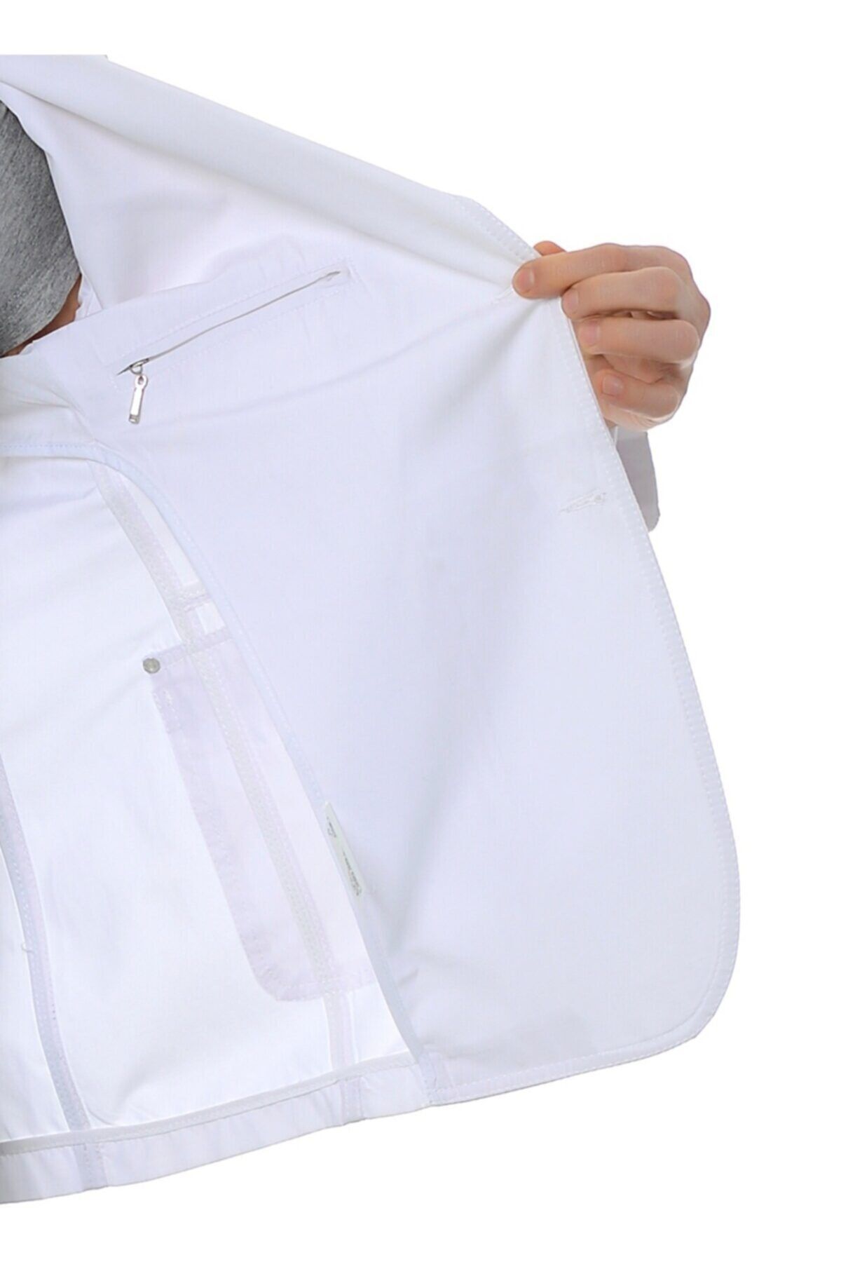 ژاکت مردانه سفید SPOSO | G-125 اورجینال - تصویر 4