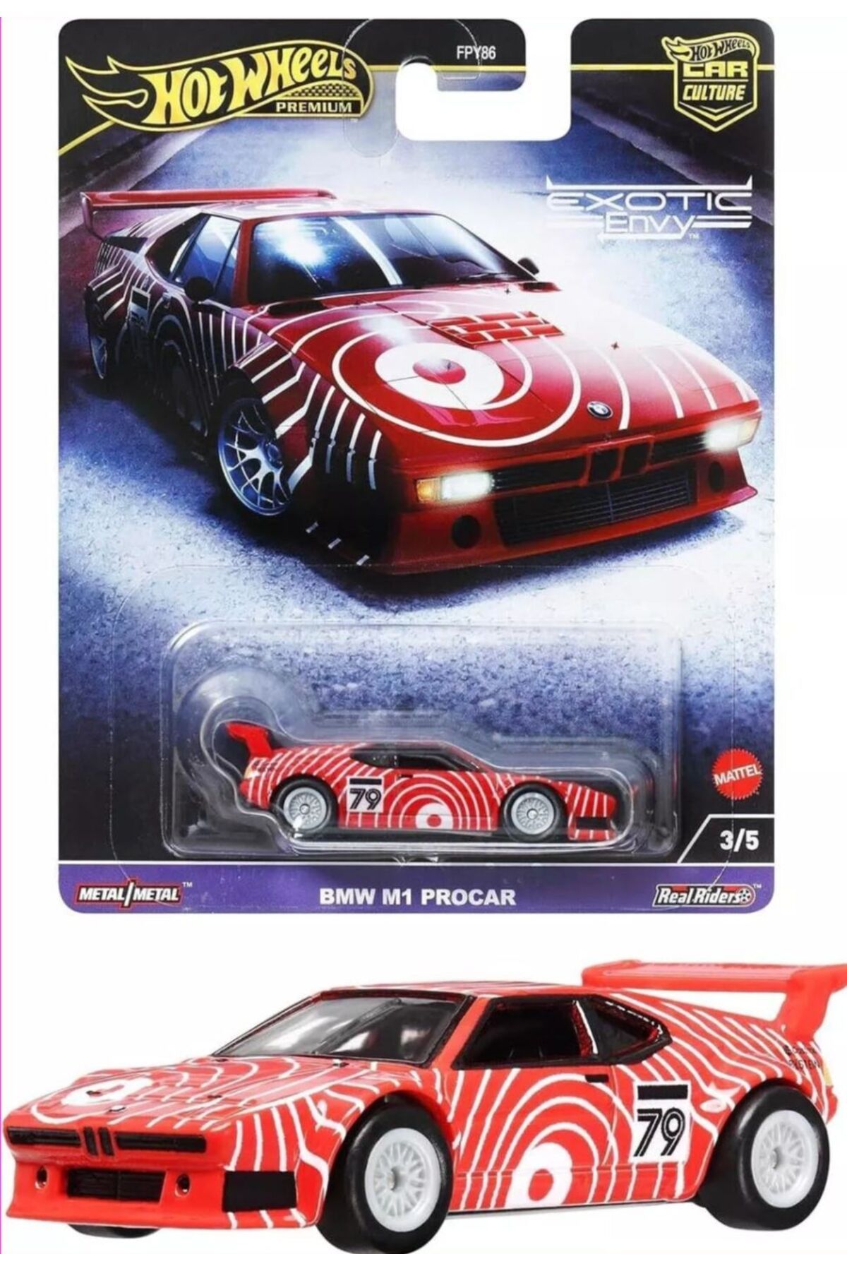 ماشین کلکسیونی BMW M1 Procar HOT WHEELS
