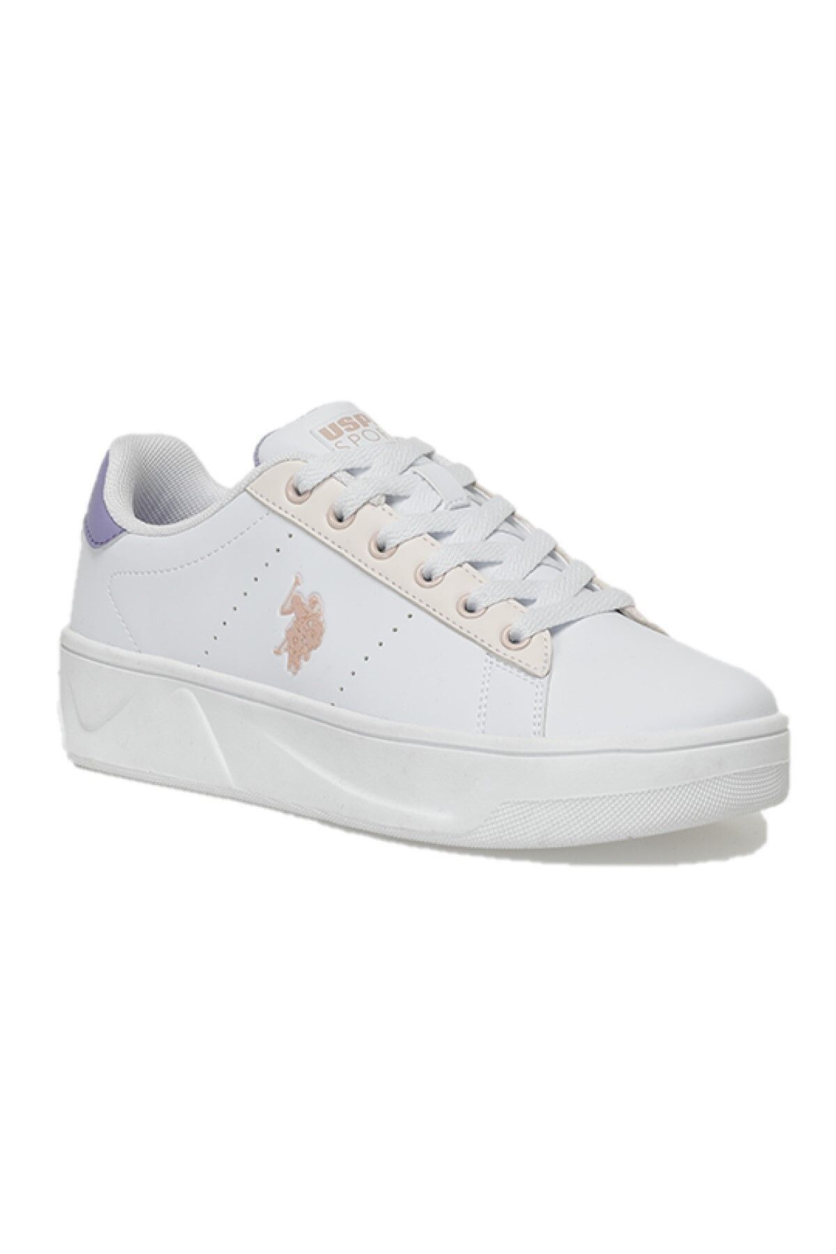 کفش U.S. Polo Assn. یو اس پولو روزمره زنانه مونیکا پودر سفید اورجینال - تصویر 3