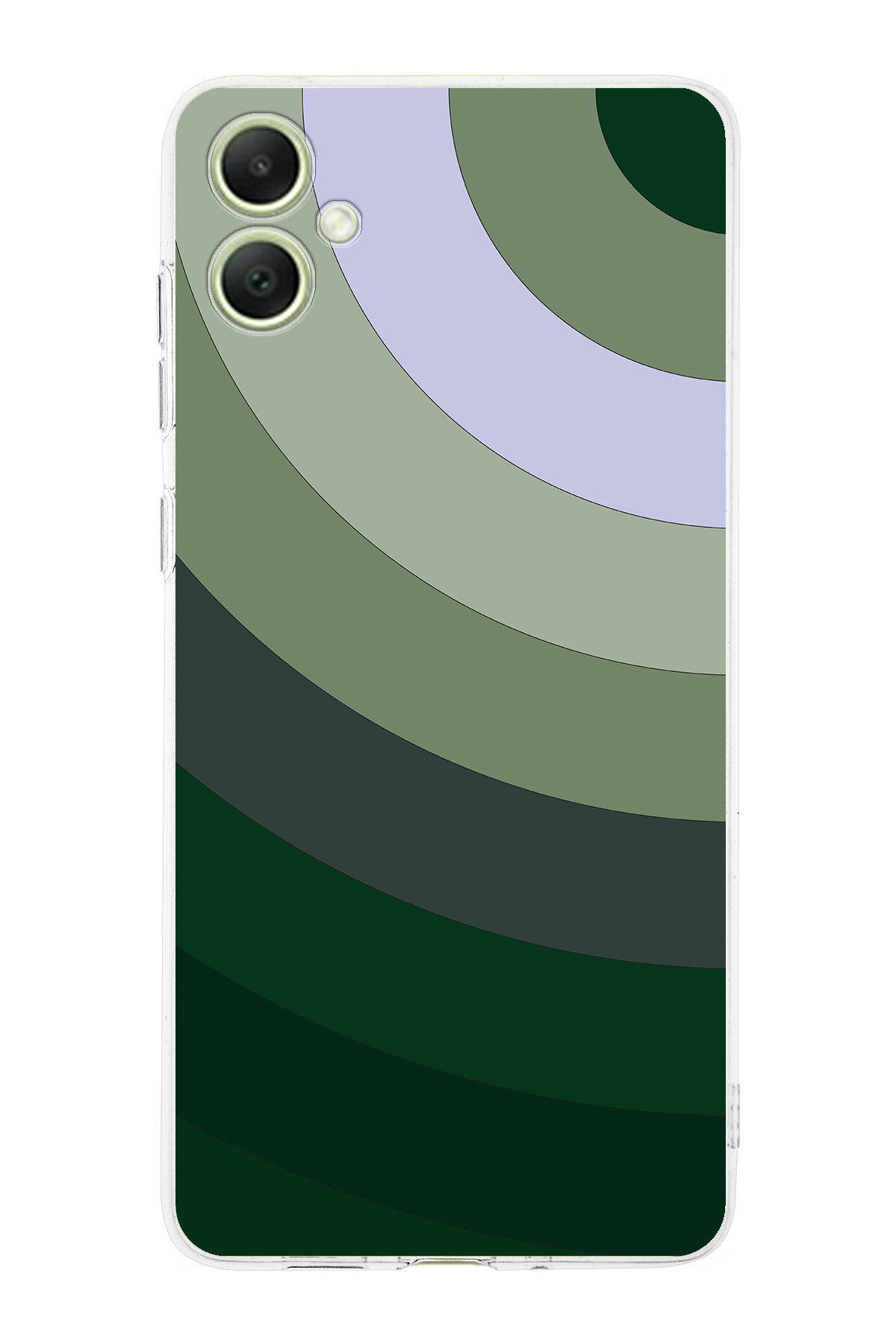 Samsung A05 Uyumlu Kamera Korumalı Renk Cümbüşü C Tasarımlı Şeffaf Silikon Kılıf