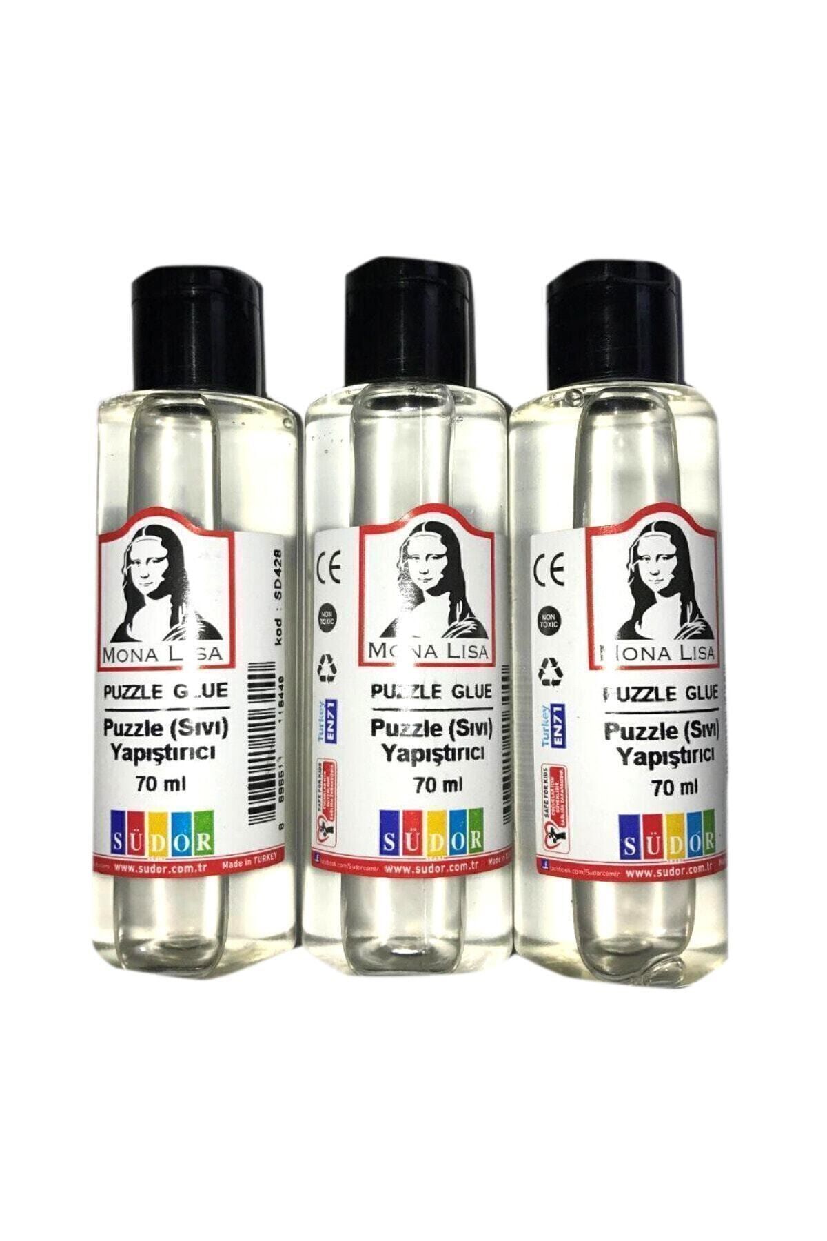 Südor - 3x70 ml Puzzle Yapıştırıcı Seti (Şeffaf)