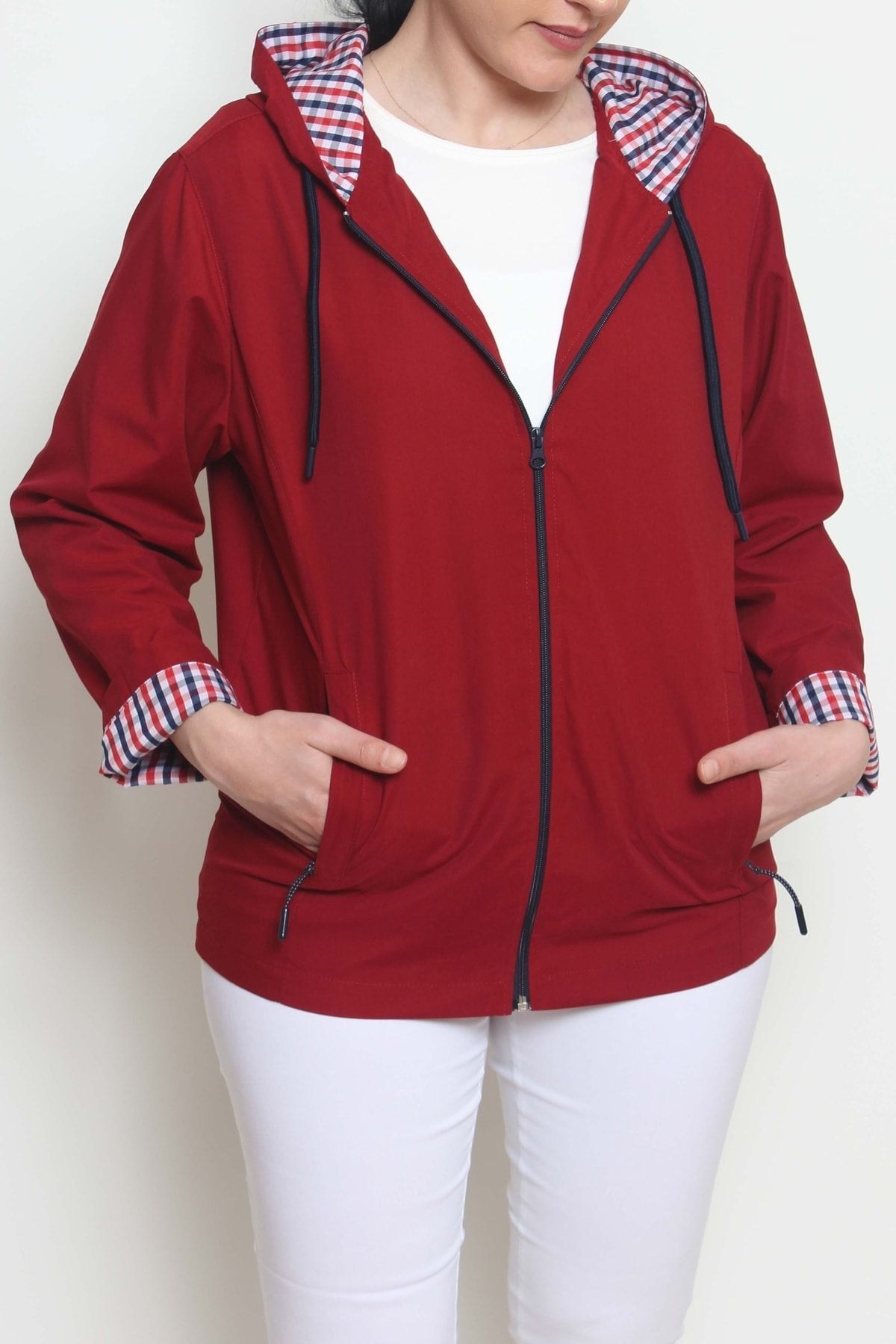 Cottoncool  Kadın Kapüşonlu Yağmurluk & Rüzgarlık - Görsel 4