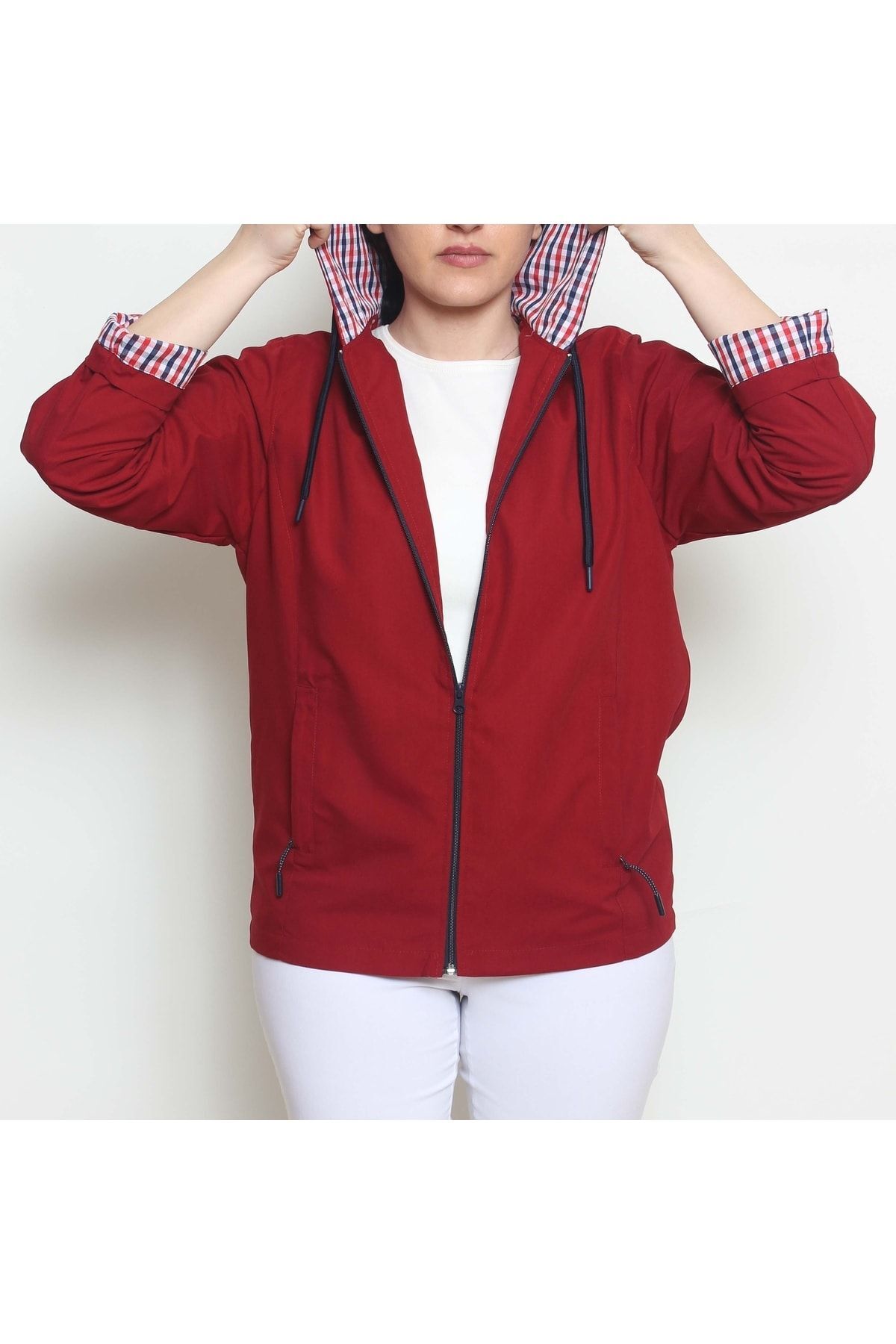 Cottoncool  Kadın Kapüşonlu Yağmurluk & Rüzgarlık - Görsel 6