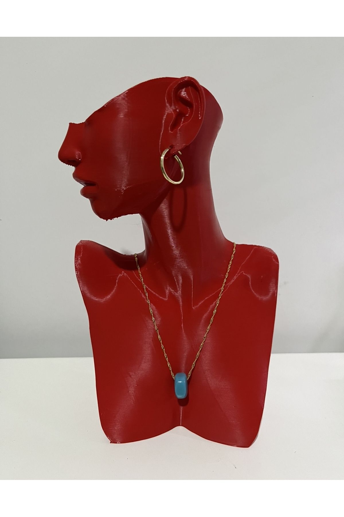 Gold and Silver Necklace Earrings Jewelry Stand Special for Stores and Homes