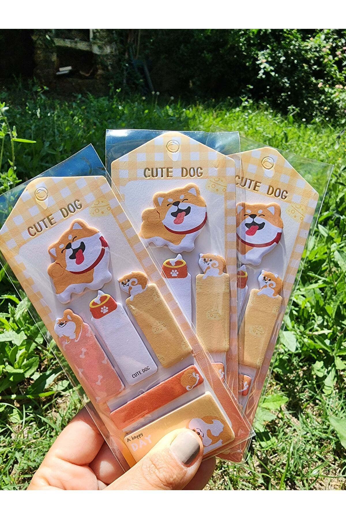 Rota Hediyelik-Cute Dog Pattern Post-It Note - Sticky Index Sticky Note Bookmark 1 Piece 2