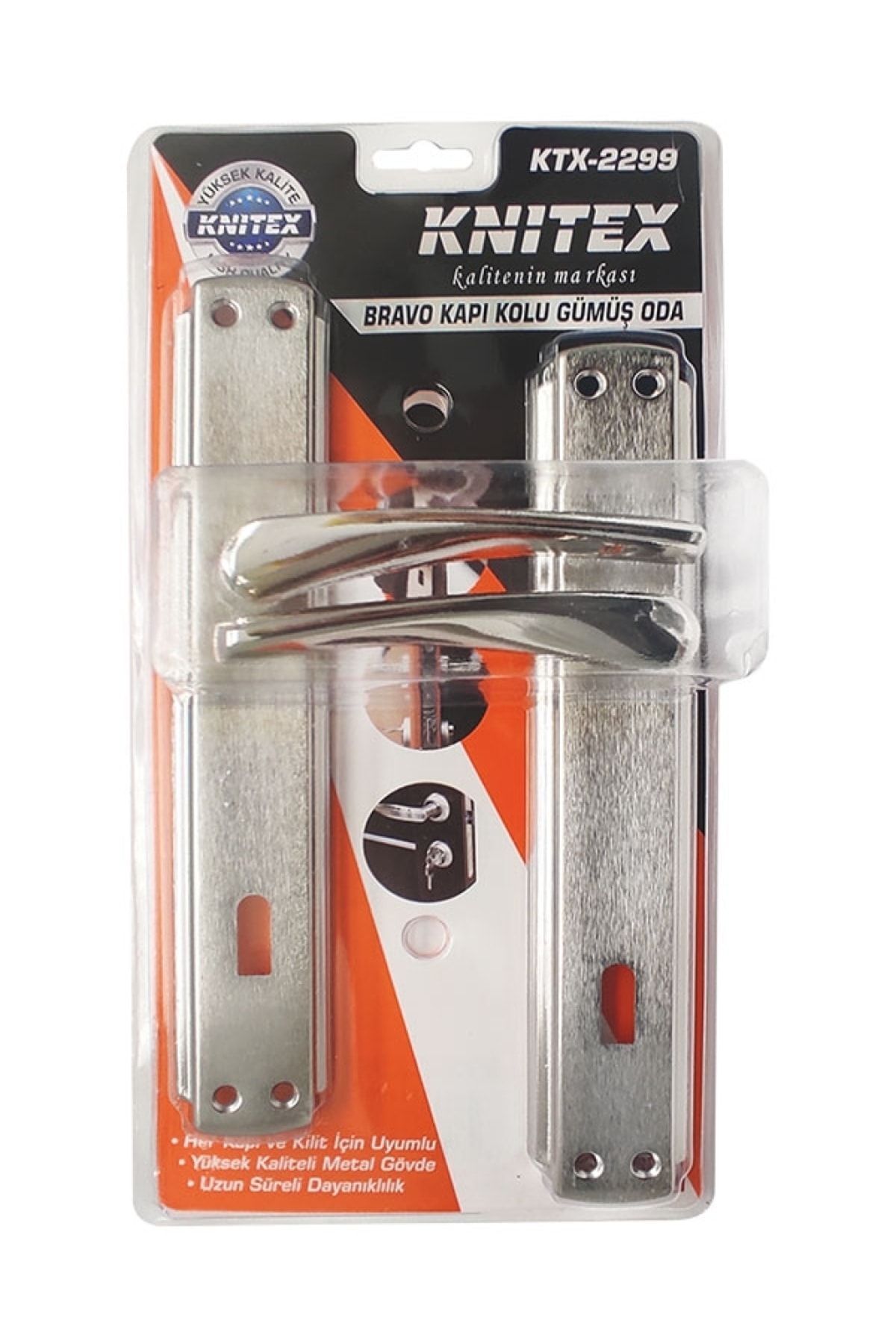 Çelik Accessories-Ktx-2299 مقبض باب برافو فضي - Oda-86 1
