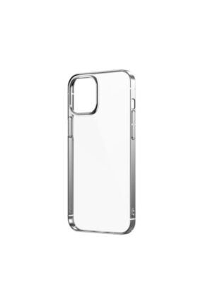 Apple Iphone 11 Uyumlu Renkli Kenarlı Şeffaf Silikon Kılıf Gümüş nzhhnw1084