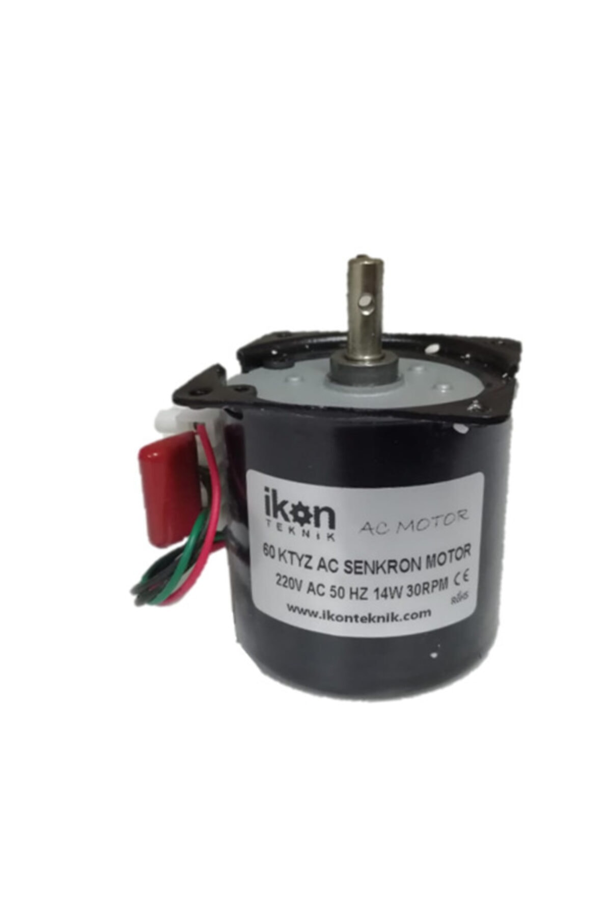 İKON TEKNİK AC SENKRON MOTOR 60 KTYZ 14 Watt 30 RPM 220 Volt VİYOL