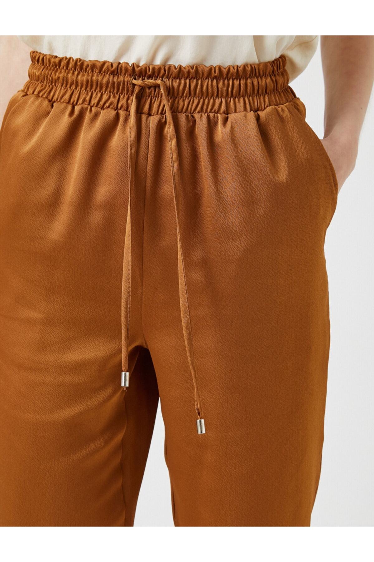 Koton-Women's Waist Tied Trousers 5