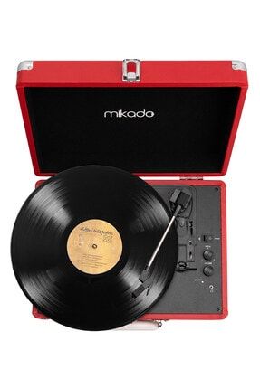 Nostalgia Mn-p317 Kırmızı Çanta Pikap Bluetooth Destekli Rca Müzik Kutusu 1179845