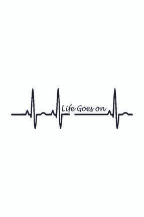 Kalp Atışı Kalp Ritmi Life Goes On Oto Sticker 5257