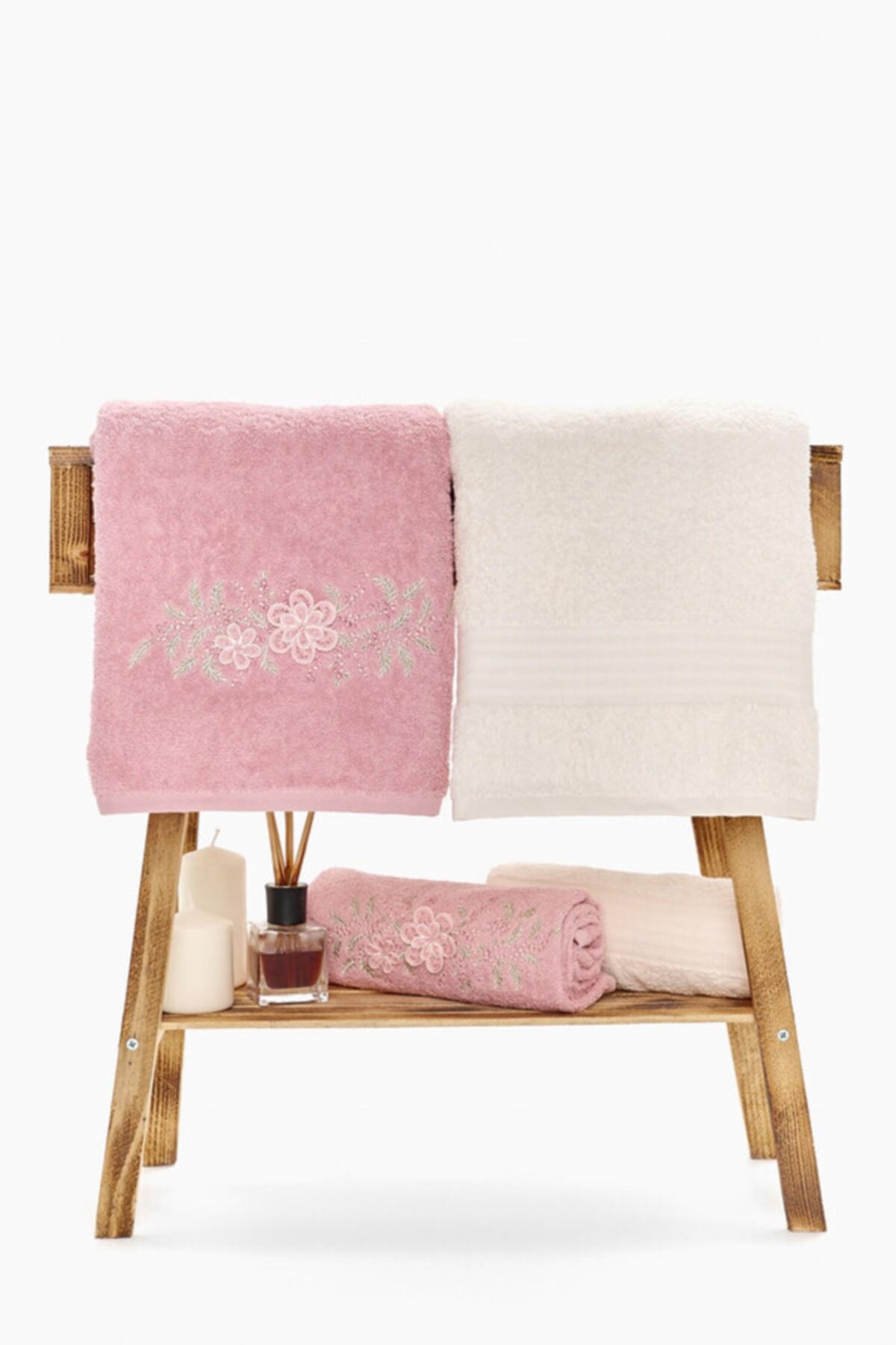 Fuchsia cheap towel set