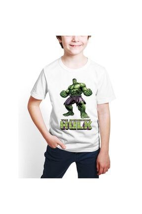 Marvel Inanılmaz Hulk Dijital Baskılı Çocuk Tişört D02 PRA-3917757-694128