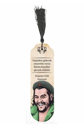 Ernesto Che Guevara Püsküllü Ahşap Ayraç 2781146918066