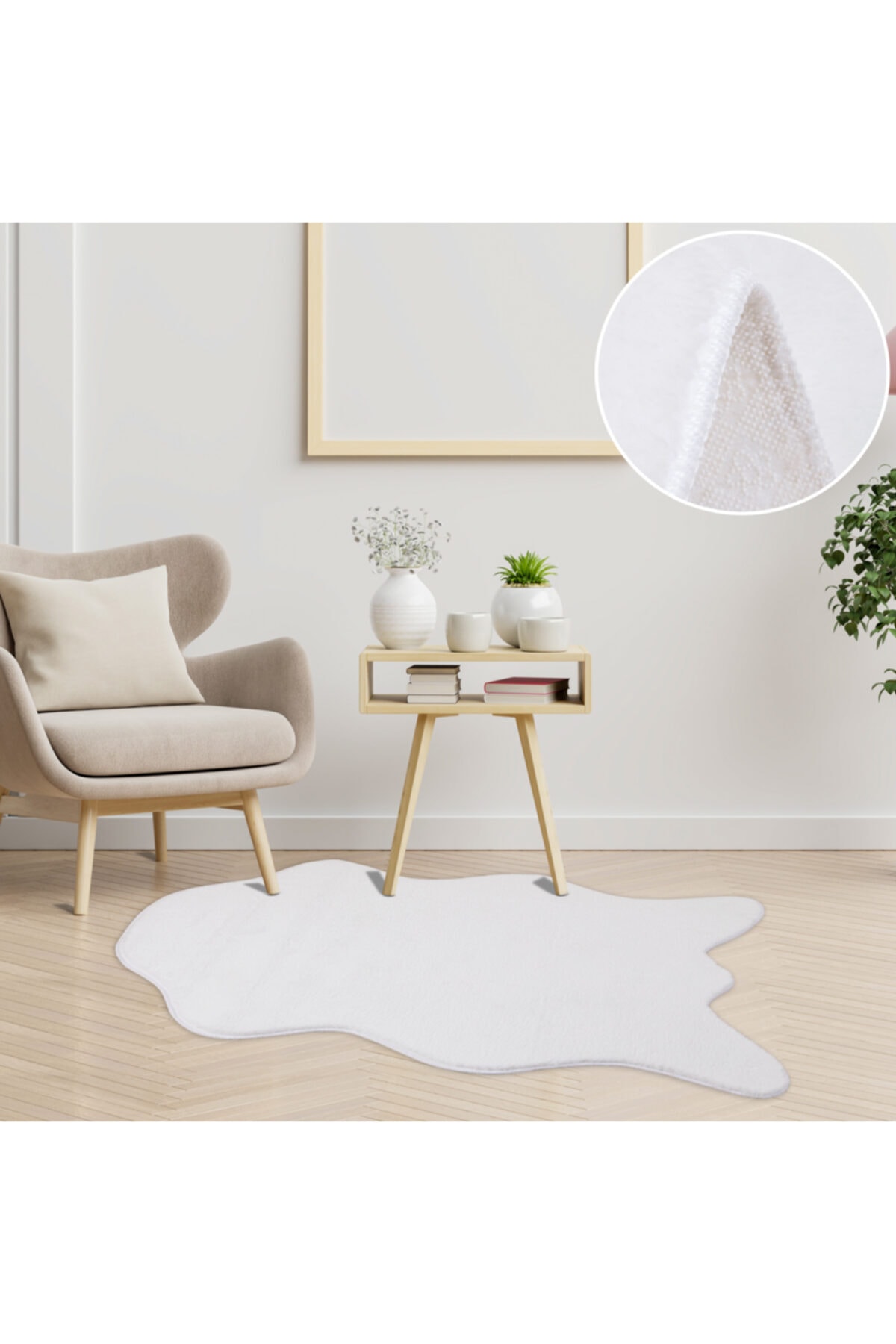 myevilla sarar kaymaz taban pelus post beyaz 75x100 fiyati yorumlari trendyol