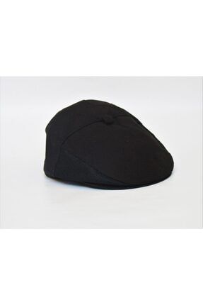 Erkek Yazlık Kasket Yöresel Şapka Siyah ndbsgk66