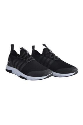 Siyah - Rahat Hafif Esnek Sneaker Yürüyüş Ayakkabı mixport aqua