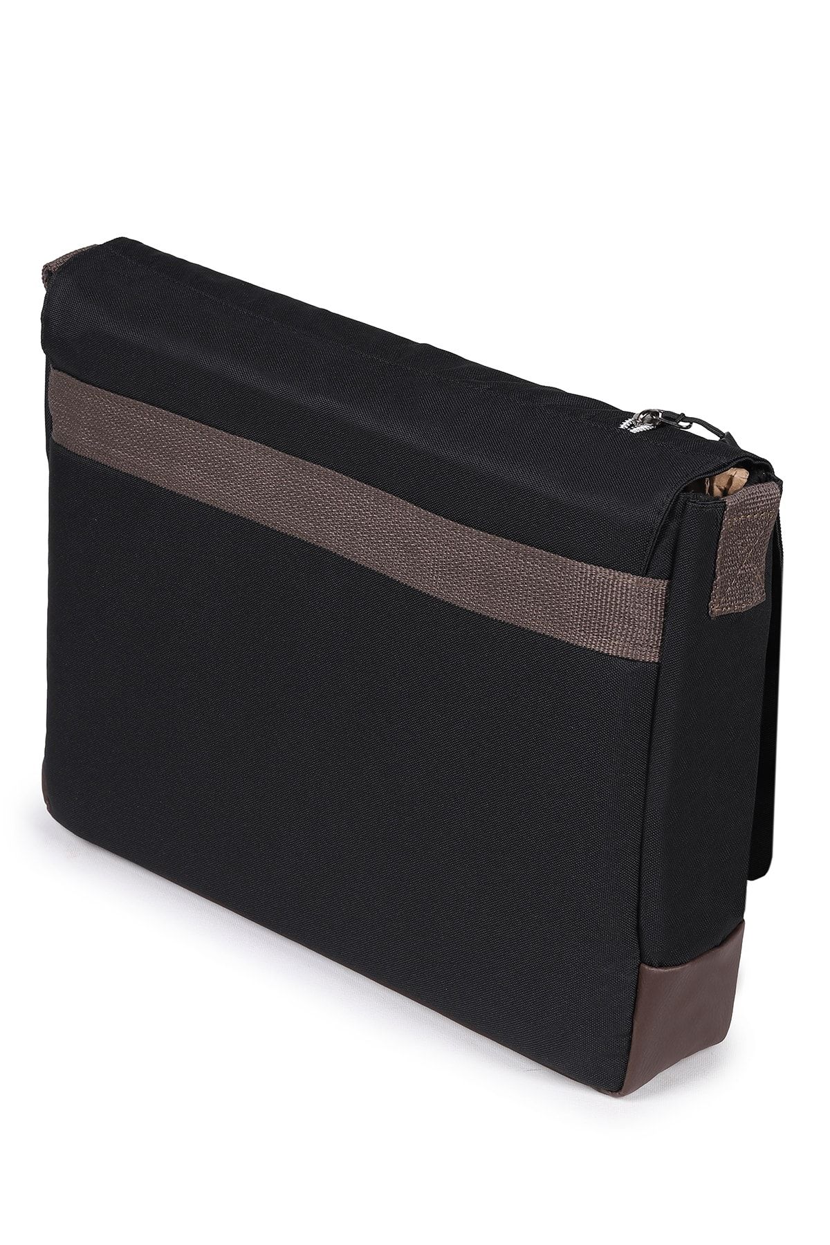 Unisex Siyah Laptop Bölmeli Omuz Askılı Postacı Çantası