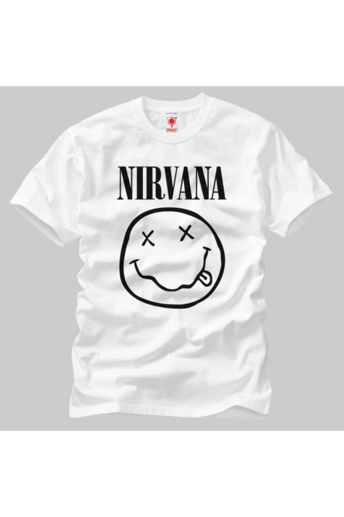 Built By Crazy Tricou Unisex Cu Logo Nirvana Smile Unisex - M