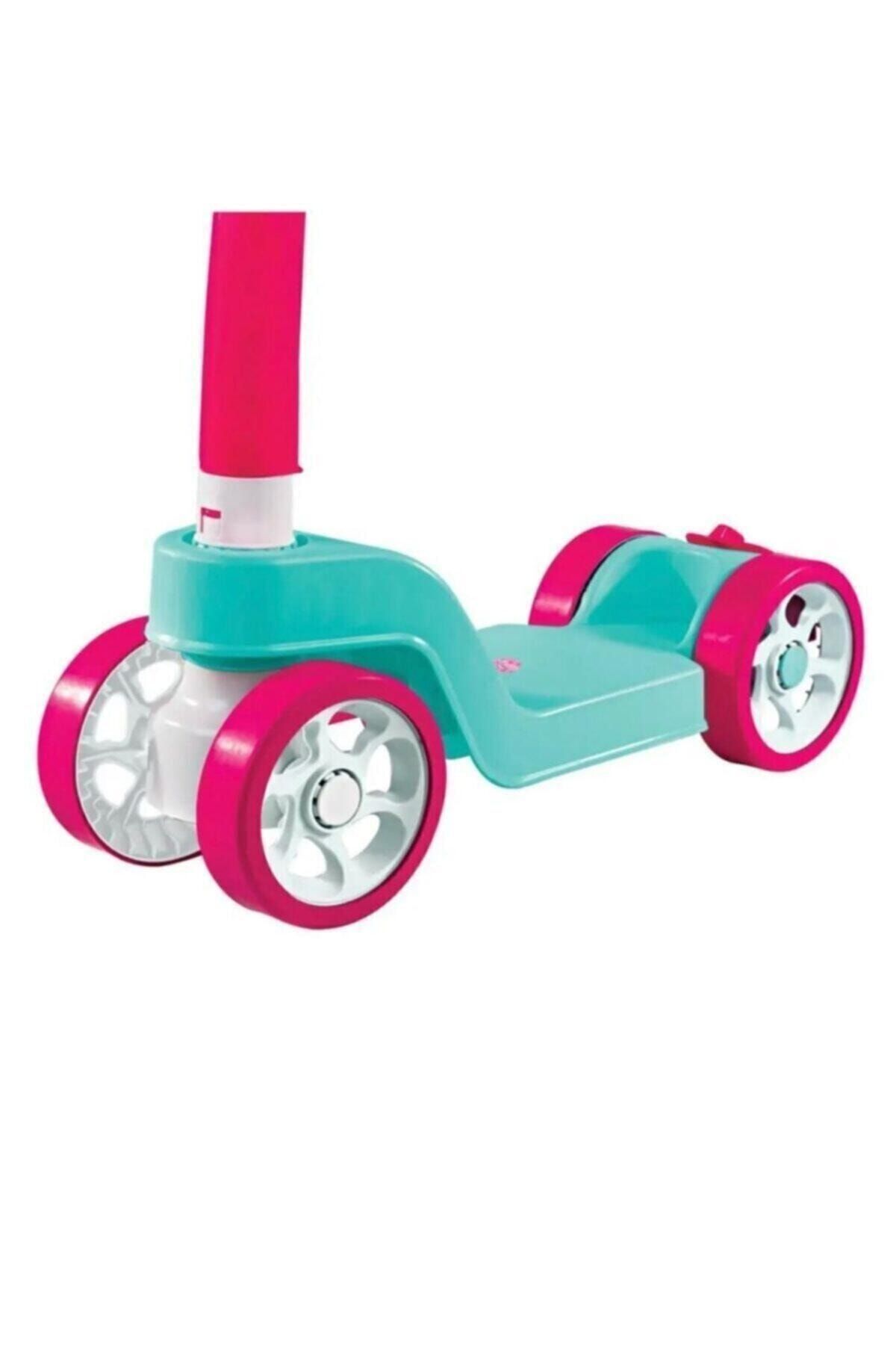 اسکوتر کودکان سبز دخترانه و بچگانه اسباب بازی های صورتی دختر لیندا 4 چرخ Furkan Toys