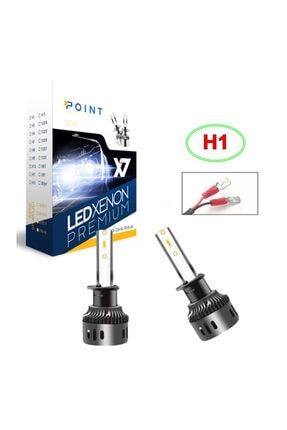 X7 Premium Led Xenon H1 Uyumlu Mini Slim Şimşek Etkili Garantili Beyaz LED-XEN-ON-X7-H1