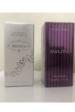 Bianca Kadın Parfüm ve Amazing Kadın Parfüm Seti NK4545757878