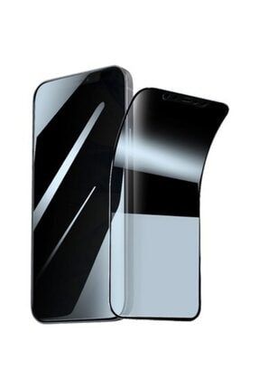 Iphone 12 Uyumlu Tam Kaplayan 5d Seramik Nano Hayalet Privacy Gizli Ekran Koruyucu Esnek Cam pseramik029
